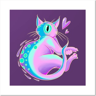 Cosmic Kitty Posters and Art